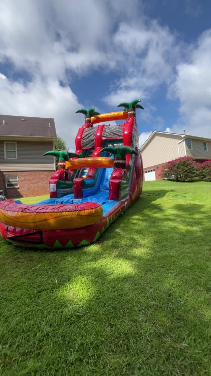 Red Tropical Slide